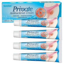 (4) Private Antipruritic Cream Remove Odor Vaginitis Relief Redness Pain Genital Pruritus Dermatitis Vaginal Antibacterial Care