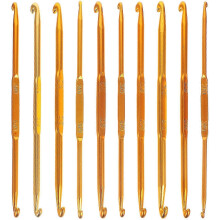 10Pcs Versatile Yarn Knitting Crochet Hooks for DIY and Yarn Braiding
