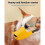 Soft Silicone Dog Muzzle for Small to Medium Sized Dogs, Featuring Adjustable Straps to Effectively Prevent Biting and Chewing 3