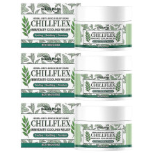 (3) Joint and Muscle Relief Cream with Menthol - Chillflex Herbal Soothing Cream for Joint Discomfort and Pain Relief
