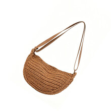 Practical Shoulder Bag Wear Resistant Crossbody Bag-Light Brown