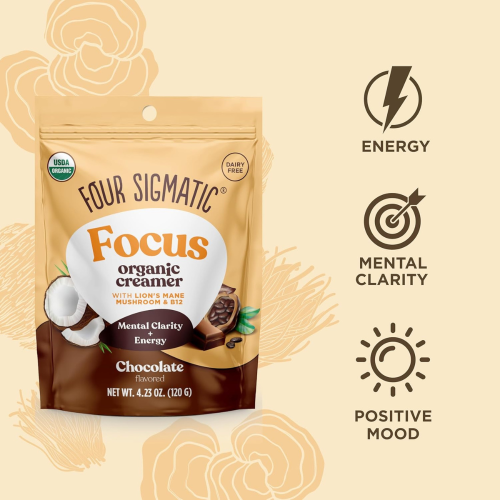 Four Sigmatic Organic Non-Dairy Creamer, Chocolate - 120g 1