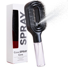 Hair Hydrating Comb With Water Reservoir For Soft And-Black