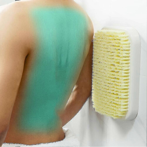 Back Scrubber for Shower Wall Shower Brush Hands-free Exfoliating for Deep Clean