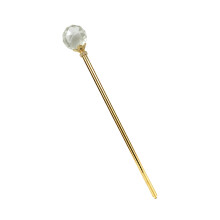 Shimmering Crystal Ball Queen Scepter For Adult Kids Role-gold