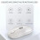 Wireless Computer Mouse with Battery Level Visible Rechargeable 2.4G Portable USB Mouse Silent Click for PC Laptop C 6