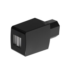 Electric Bike USB Adapters for 36V 48V 60V 72V-Black double USB