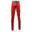 (EU 30, Red) Mens Casual Thick Slim Fit Straight Leather Pants 2