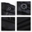 (EU 29, Black) Mens Casual Thick Slim Fit Straight Leather Pants 4