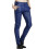 (EU 30, Blue) Mens Casual Thick Slim Fit Straight Leather Pants 2