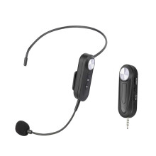 2 in 1 Wireless Headset Microphone Voice Amplifier for Teachers, Lecturers, and Tour Guides Universal Public Speaker B