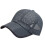 Sporty Adjustable Sun Hat Moisture Wicking Technology-Dark Grey 1