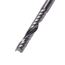 50Pcs Cnc Router Bits 3.175 X 22Mm Single Flute Spiral Carbide Cnc Router Bits Milling Cutter