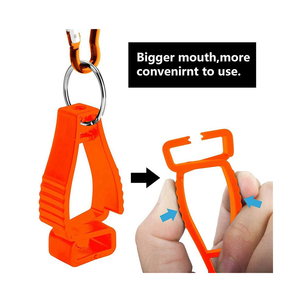 40Pcs Glove Clips For Work Glove Holders Glove Belt Clip With Metal Carabiners For Construction Worker Guard Labor 4711252447852