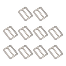 Boucles à triple coulisse en métal, anneaux carrés,-Baï Lat