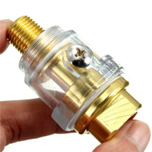20 St Oiler Pneumatiska VerktygstillbehöR - 1/4 Tum NPT Oiler Oil Lubricator för Air Compression Air Tool Oiler -Gul