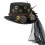 Unique Steampunks Top Cap with Mesh Veils And Decorative Gears 1