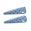 Épingles à cheveux à pois simples, 2Lots, pinces à-Bleu B 1