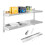 Étagère murale double en acier, réglable, 120 cm 1