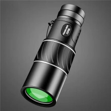 Potente Telescopio Monocular de 16x52 con Zoom de Doble Enfoque y Prisma Compacto para Equipo de Camping.