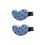 Pinces à cheveux en forme de bec de canard, 2 pièces,-Bleu A 1