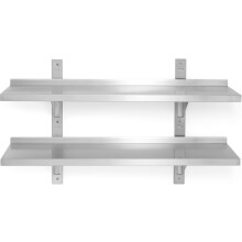 Étagère suspendue double réglable 120 cm - Hendi 811733