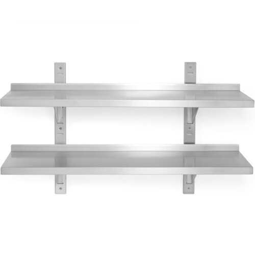 Étagère suspendue double réglable 120 cm - Hendi 811733