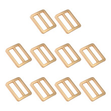 Slide Buckle 1Inch Triple Glides Slides Metal-light gold