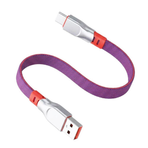 Câble USB vers Type C 6A tressé de 15 à 3.0M, cordon de-2m