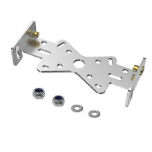 (Silver) DR-650 DRZ400 LED Motorcycle Headlight Mounting Bracket For SUZUKI DR 650 4x6 Drz400 DRZ-400 Aluminum Headlight Bracket Holder