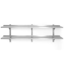 Étagère suspendue double réglable 140 cm - Hendi 811740