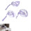 3pcs Cat Dog Muzzle Anti-Bite Breathable Transparent Face Cover for Small Medium Pets, Adjustable Size, Lightweight Material QYSLV 3