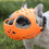 (M, Orange) Dog Muzzle For Short Snout Dogs, Soft Silicone Muzzle For Biting Chewing, Ideal For Flat-faced Aggressive Dogs 5