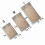 (Beige) Cotton Body Extender with 2-Row Hook and Button for Shapewear 3