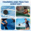 3PCS Squash Balls- Single Dot Squash ,Durable & Bounce Good for Beginner,Intermediate,Junior,Competition Training 2
