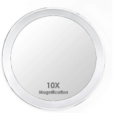 10x Magnifying Mirror with 3 Suction Cups, Make-up Mirror with 10x Magnification