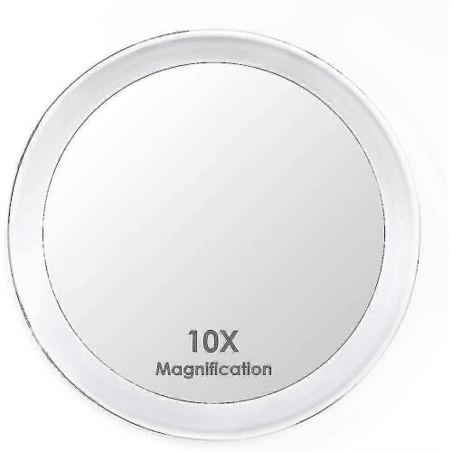 10x Magnifying Mirror with 3 Suction Cups, Make-up Mirror with 10x Magnification