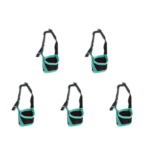 Anti Biting Dog Muzzle with 5Pcs Breathable Mouth Covers for Puppies 1