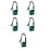 Anti Biting Dog Muzzle with 5Pcs Breathable Mouth Covers for Puppies 3