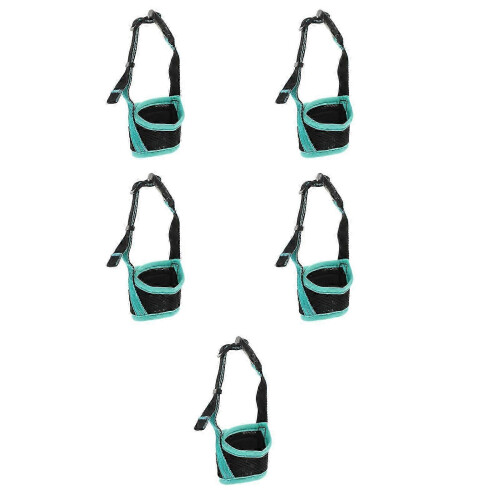 Anti Biting Dog Muzzle with 5Pcs Breathable Mouth Covers for Puppies 2