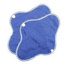 8 Pcs Washable Reusable Sanitary Pads Towel Portable Foldable Breathable Plush Menstrual Pads