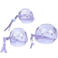 3pcs Cat Dog Muzzle Anti-Bite Breathable Transparent Face Cover for Small Medium Pets, Adjustable Size, Lightweight Material QYSLV