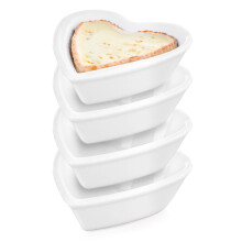 Cuencos de porcelana para aperitivos, 7,5 cm, 35 ml, 4 uds.