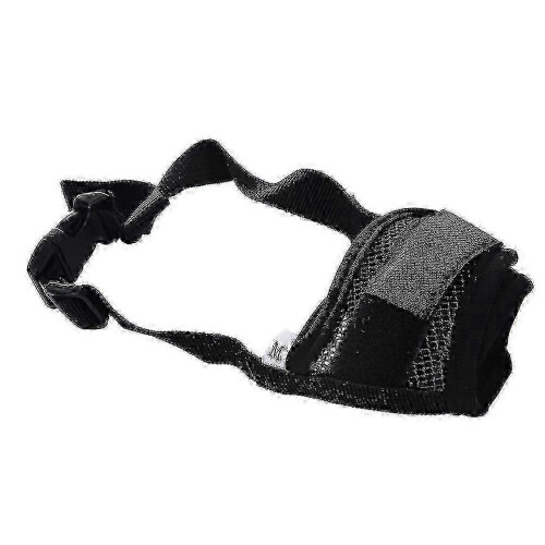 1x Dog Adjustable Mask Bark Bite Mesh Mouth Muzzle Grooming Stop Chewing Hfmqv-yvan 2025 2