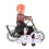 Retro Clockwork Toy: Boy on Bike with Dog 12