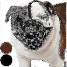 2025 Leather Dog Muzzle for Boxer & Bulldog - Anti Biting Chewing Barking, Secure Fit (65% Off)