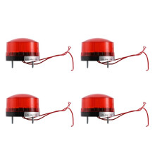 4X AC 220V Industrial LED Flash Strobe Light Accident Warning Lamp Red LTE-5061 de