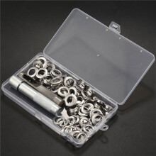 200Pcs Punch Grommets and Tarpaulin Awning Tent Tarp Repair Kit Hole Eyelet New