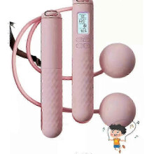 (All Pink) Skipping Rope with Counter (Gravity Ball Without Rope),Relativelk Jump Rope--Aiyi 2025