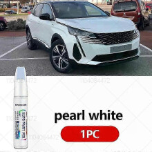 (pearl white) For Peugeot 3008 2008-2025 T84 P84  Paint Repair Pen Touch Up Scratch Remover DIY Auto Accessories Black White Red Blue Gray